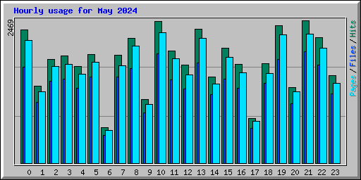 Hourly usage for May 2024